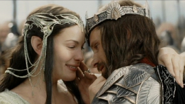 the lord of the rings aragorn and arwen