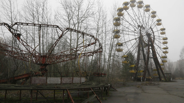 Deserted town of Pripyat, Ukraine