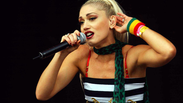Gwen Stefani of No Doubt performing on the Pyramid Stage, during the second day of the Glastonbury Festival in Somerset.