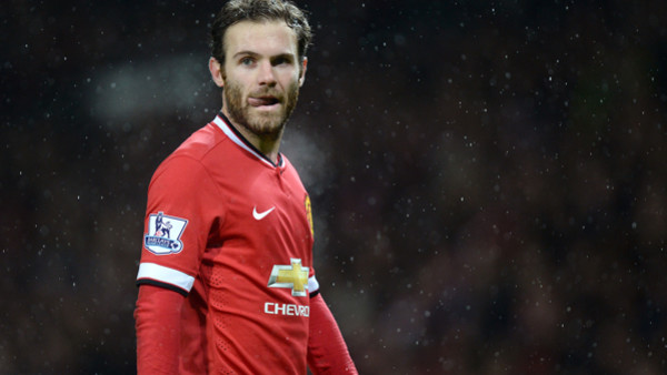 Manchester United's Juan Mata during the Barclays Premier League match at Old Trafford, Manchester. PRESS ASSOCIATION Photo. Picture date: Friday December 26, 2014. See PA story SOCCER Man Utd. Photo credit should read: martin Rickett/PA Wire. RESTRIC