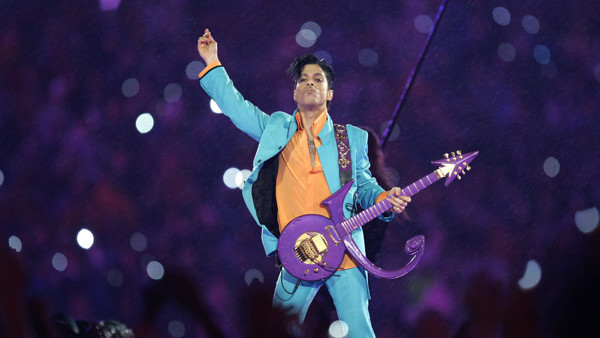 Prince performs during the halftime show at the Super Bowl XLI football game at Dolphin Stadium in Miami on Sunday, Feb. 4, 2007. (AP Photo/Chris O'Meara)