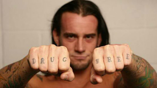 Cm Punk Drug Free Tattoo