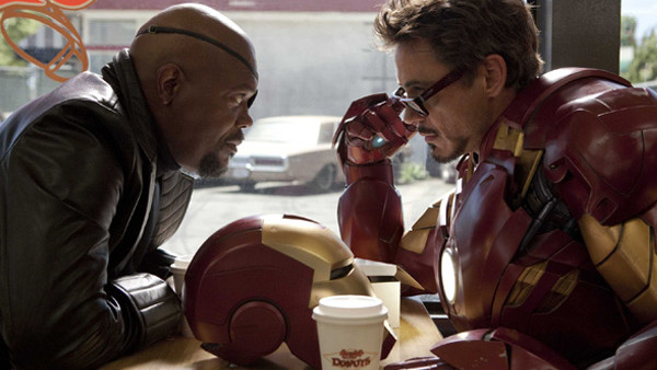 Iron Man 2 Tony Stark Nick Fury Robert Downey Jr Samuel L Jackson