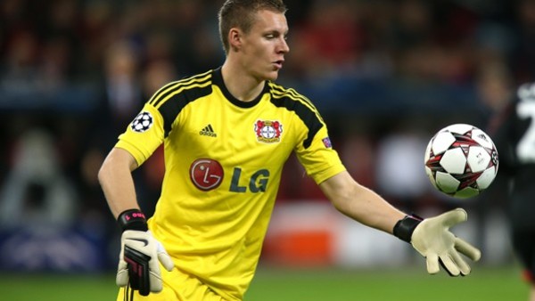 Bayer Leverkusen goalkeeper Bernd Leno