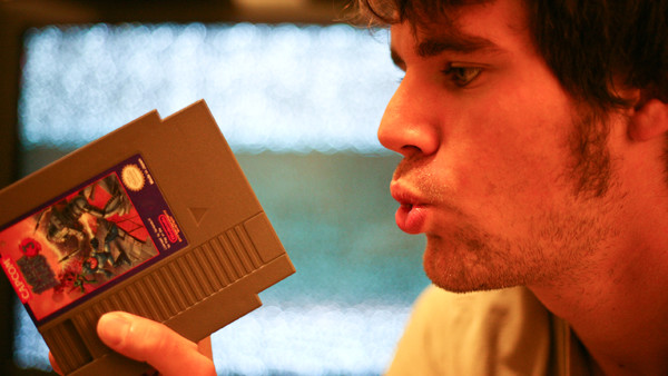 Blowing Into A Game Cartridge