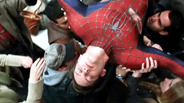 When Tobey Maguire was fired as Spider-Man after faking injury to