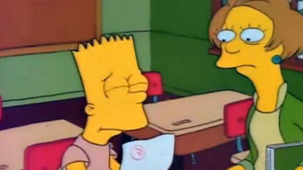 The Simpsons Bart Barney