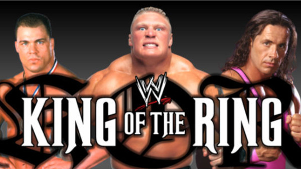 King Of The Ring Winners Bret Hart Brock Lesnar Kurt Angle