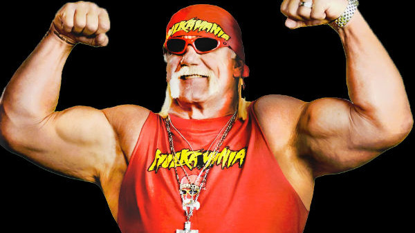 Hulk Hogan Flexing Biceps