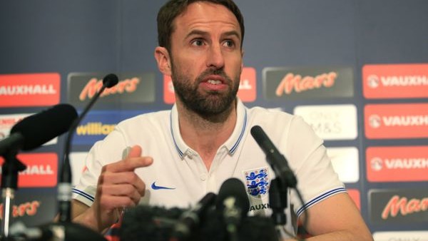 England Under 21 manager Gareth Southgate during the squad announcement at St George's Park, Burton upon Trent.