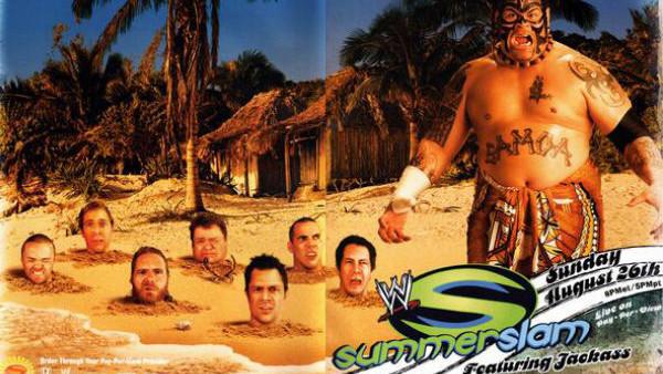 Jackass Umaga WWE SummerSlam 2007 Poster