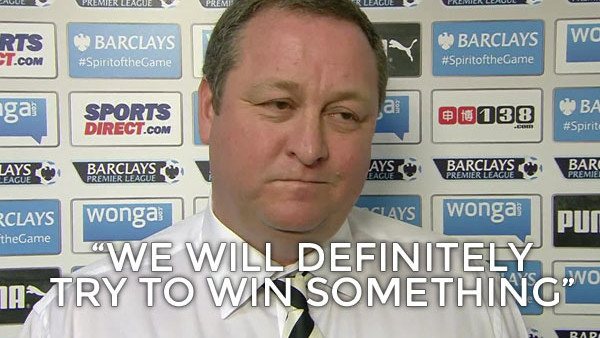 Mike Ashley Sky Sports Interview