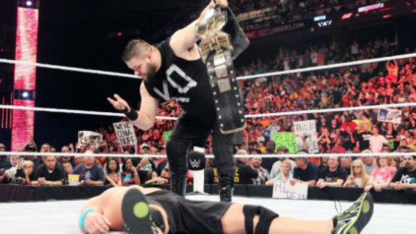 Dean Ambrose WWE title popcorn