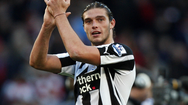 Newcastle United's Andy Carroll reacts after their 0-1 win in the English Premier League soccer match against Arsenal at Arsenal's Emirates Stadium in London, Sunday, Nov. 7, 2010. (AP Photo/Kirsty Wigglesworth) ** NO INTERNET/MOBILE USAGE WITHOUT FOOTBAL