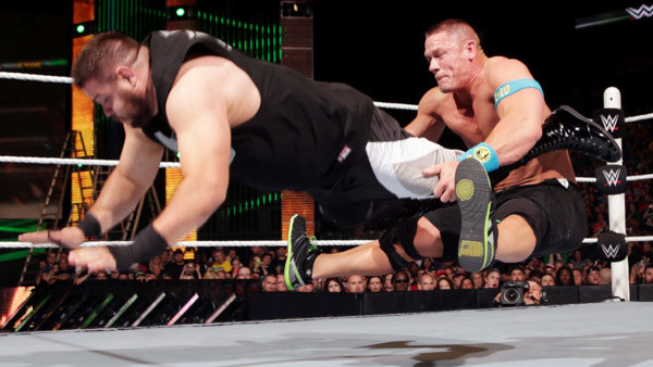 John Cena Kevin Owens money in the bank slam