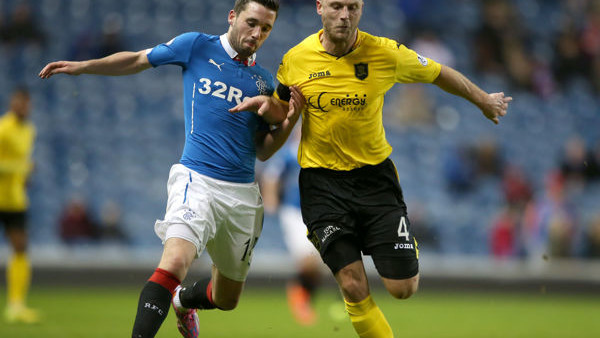 Rangers David Templeton during the Scottish Championship match at Ibrox, Glasgow.