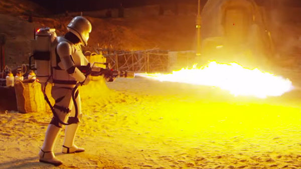 Star Wars Flame Thrower Storm Trooper