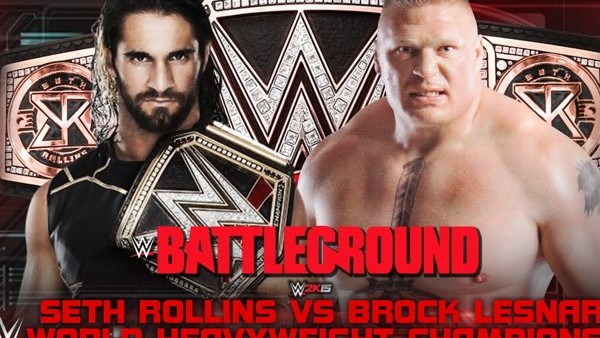 Rollins Lesnar Battleground