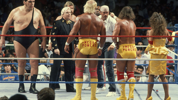 Hulk Hogan, Randy Savage, Miss Elizabeth, Mega Powers