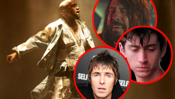 Kanye West Liam Gallagher Alex Turner Dave Grohl 