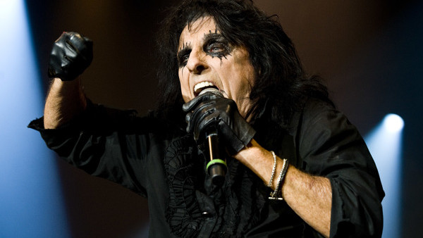 Alice Cooper performs at his Halloween Night Of Fear lll concert at Wembley Arena in London.
