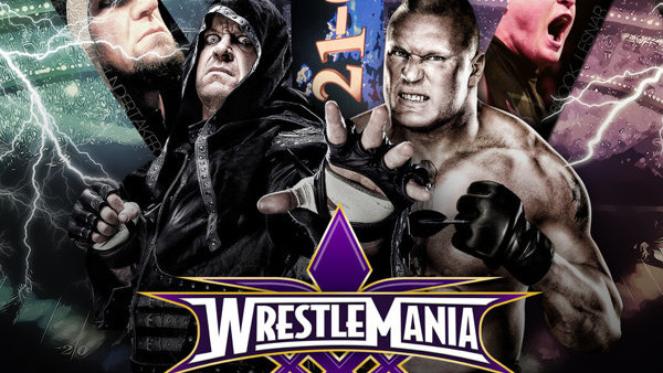 Lesnar Undertaker WrestleMania XXX fan art