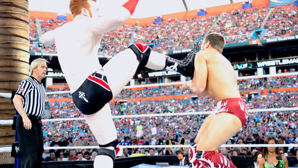 John Cena The Rock WrestleMania 28