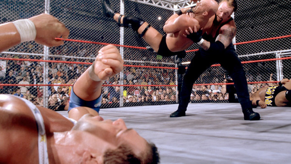 Steve Austin Triple H Hell in a Cell Armageddon 2000