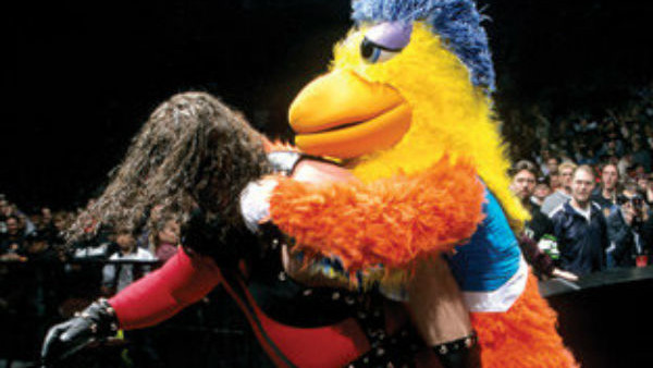 Kane Pete Rose Chicken WrestleMania XV