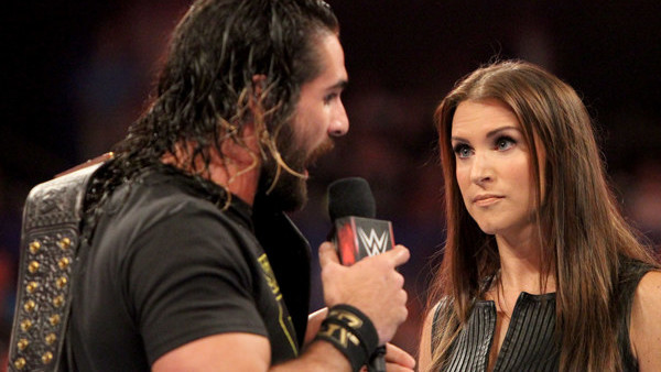 Seth Rollins Stephanie McMahon