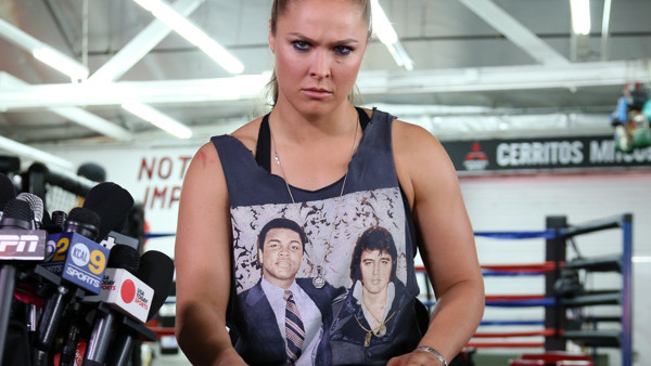 Ronda Rousey arrives at the premiere of