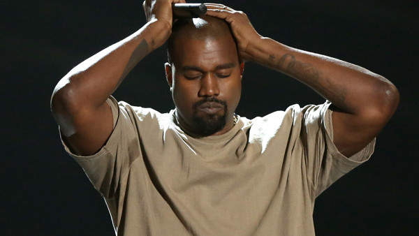 Kanye West reacts as he accepts the video vanguard award at the MTV Video Music Awards at the Microsoft Theater on Sunday, Aug. 30, 2015, in Los Angeles. (Photo by Matt Sayles/Invision/AP)