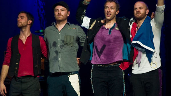 Chris Martin Coldplay Mylo Xyloto