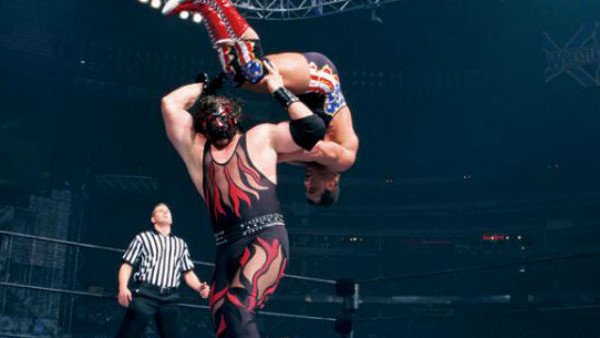 Kurt Angle Shawn Michaels WrestleMania 21.jpg
