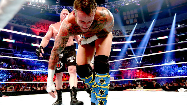 Brock Lesnar CM Punk SummerSlam 2013.jpg
