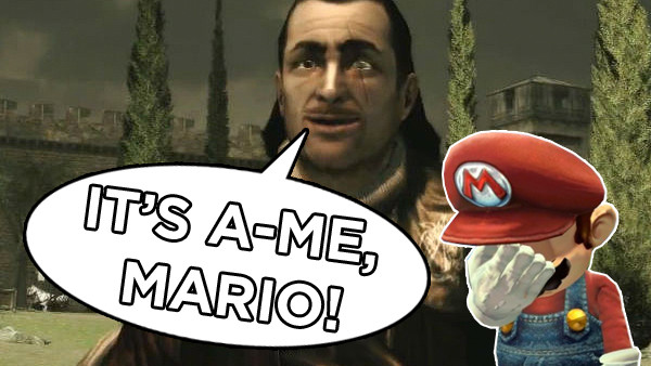Assassin's Creed 2 – It's a me Mario! Ergh.