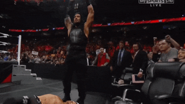 Roman Reigns AJ Styles RAW