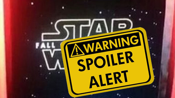So It Looks Like The Stars Wars Episode 8 Title Has Leaked