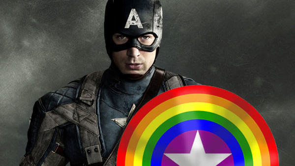 Captain America Gay Shield