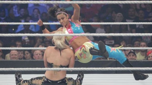 Sasha Banks and Bayley - Battleground 2016