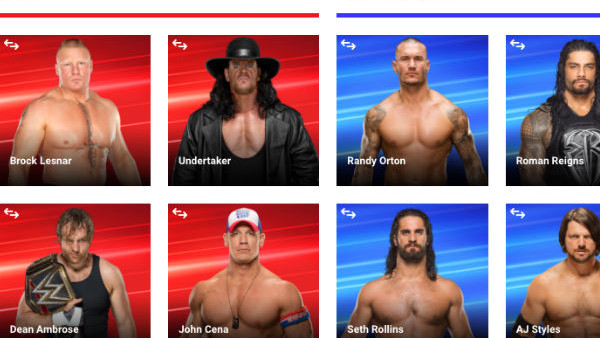 WWE Roster Fantasy Draft