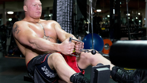 Brock Lesnar workout