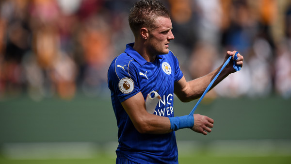 Hull City v Leicester City - Premier League - KCOM Stadium Jamie Vardy