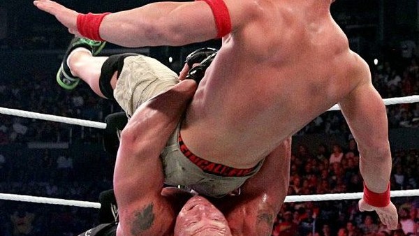 Cena Lesnar Suplex