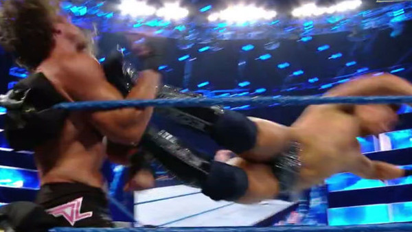 Chris Jericho Lionsault Calf Crusher AJ Styles Kevin Owens US Championship SmackDown