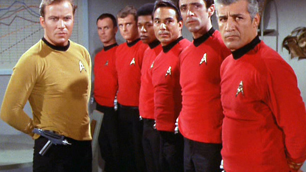 Star Trek Captain Kirk Redshirts