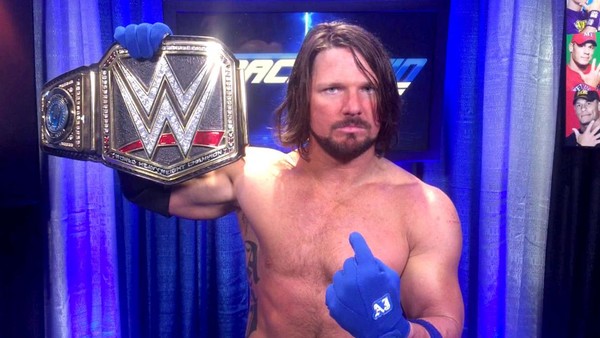 AJ Styles WWE champion