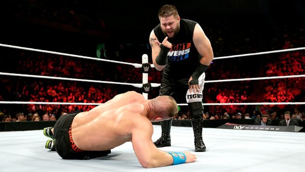 Kevin Owens John Cena Elimination Chamber 2015