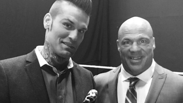 Kurt Angle Corey Graves