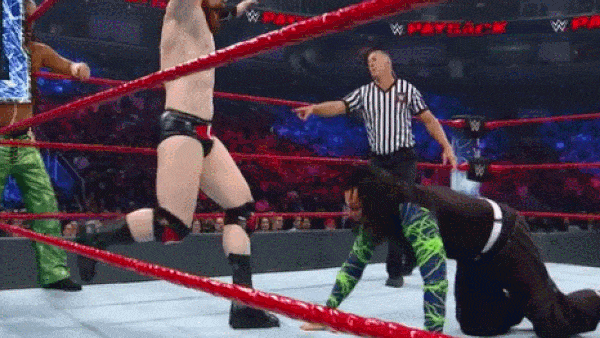 Sheamus Kick Jeff Hardy Face Payback